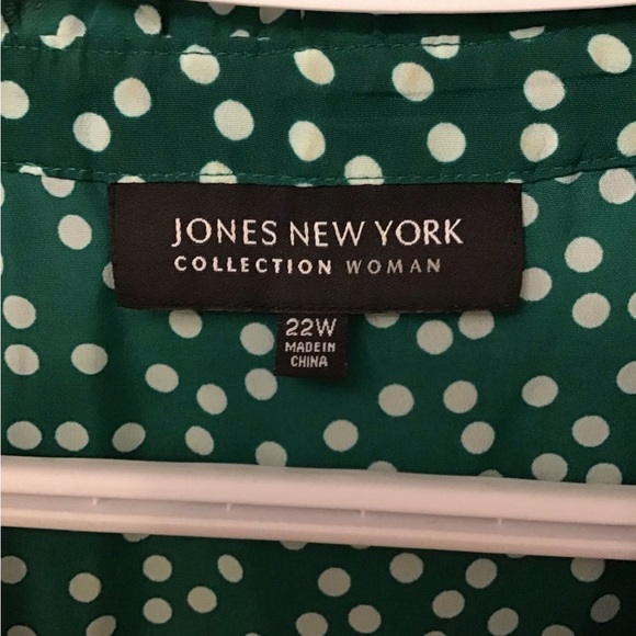 Plus Size Jones New York Blouse - Picture 3 of 4